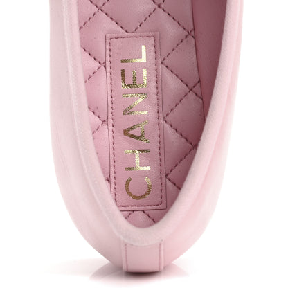 Chanel Lambskin Mary Jane Flats 37 Light Pink 7 of 10