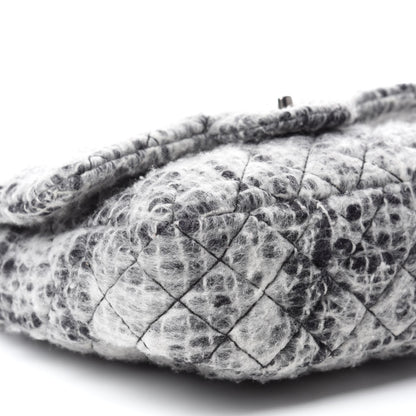 Chanel Mohair Quilted Day Flap Grey 6 of 10