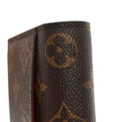 Louis Vuitton LOUIS VUITTON Monogram Sarah Wallet NM Coquelicot 7 of 8
