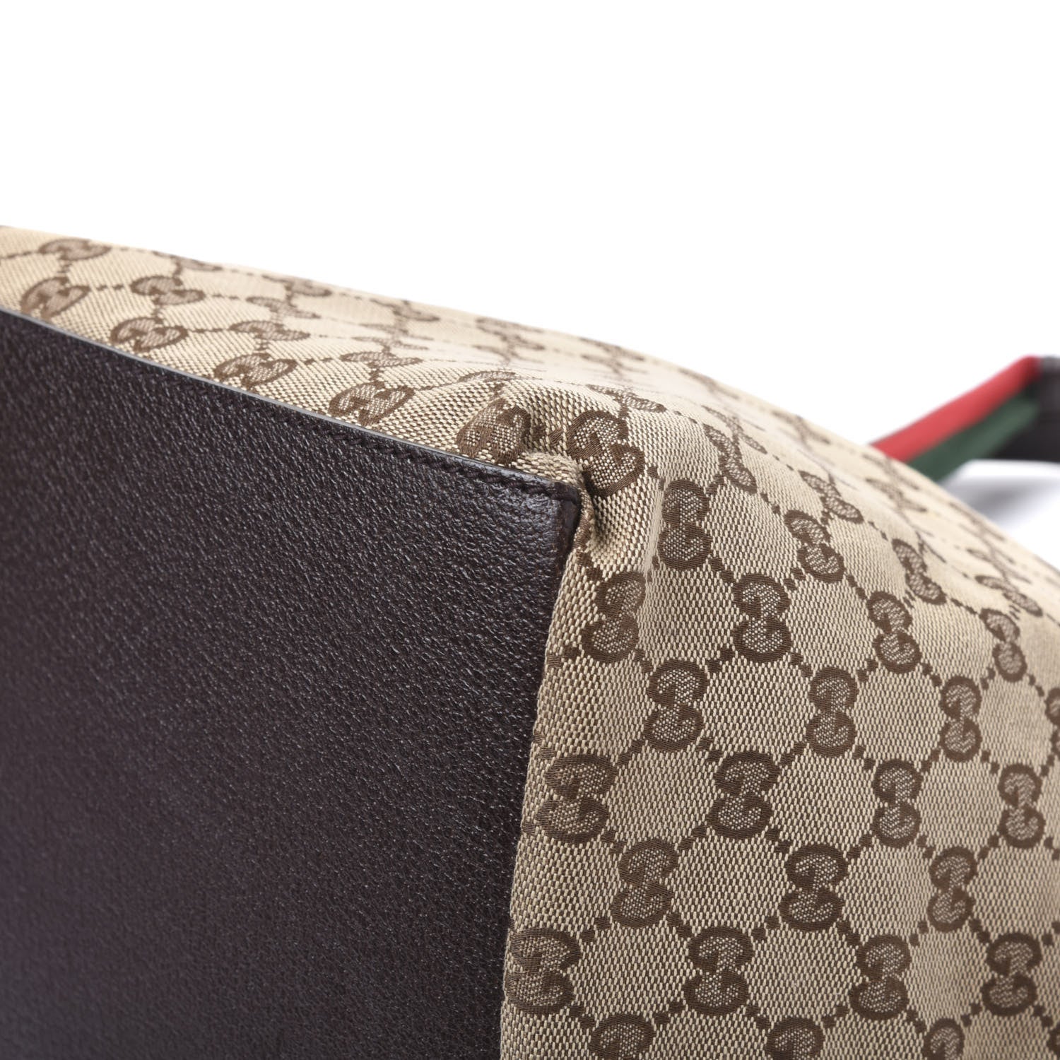 Gucci GG Monogram Large Web Handle Bucket Tote 10 of 11