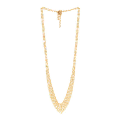 Tiffany 18k Yellow Gold Elsa Peretti Mesh Bib Necklace 3 of 5
