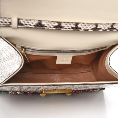 Gucci Snakeskin Embroidered Medium Osiride Top Handle Bag 8 of 11