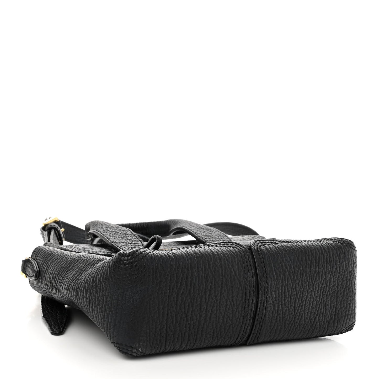 Textured Calfskin Mini Pashli Satchel Black