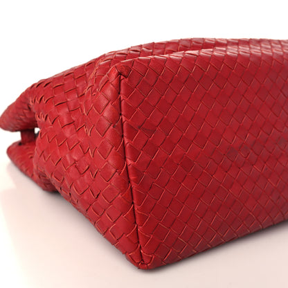 Bottega Veneta Nappa Intrecciato Medium Garda Bag Red 8 of 10