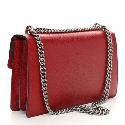 Gucci Dollar Calfskin Swarovski Crystal Small Dionysus Shoulder Bag Hibiscus Red 3 of 14