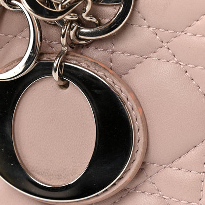 Christian Dior Lambskin Cannage Medium Lady Dior Light Pink 11 of 12