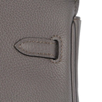 Hermes Togo Birkin 25 Etain 31 of 34