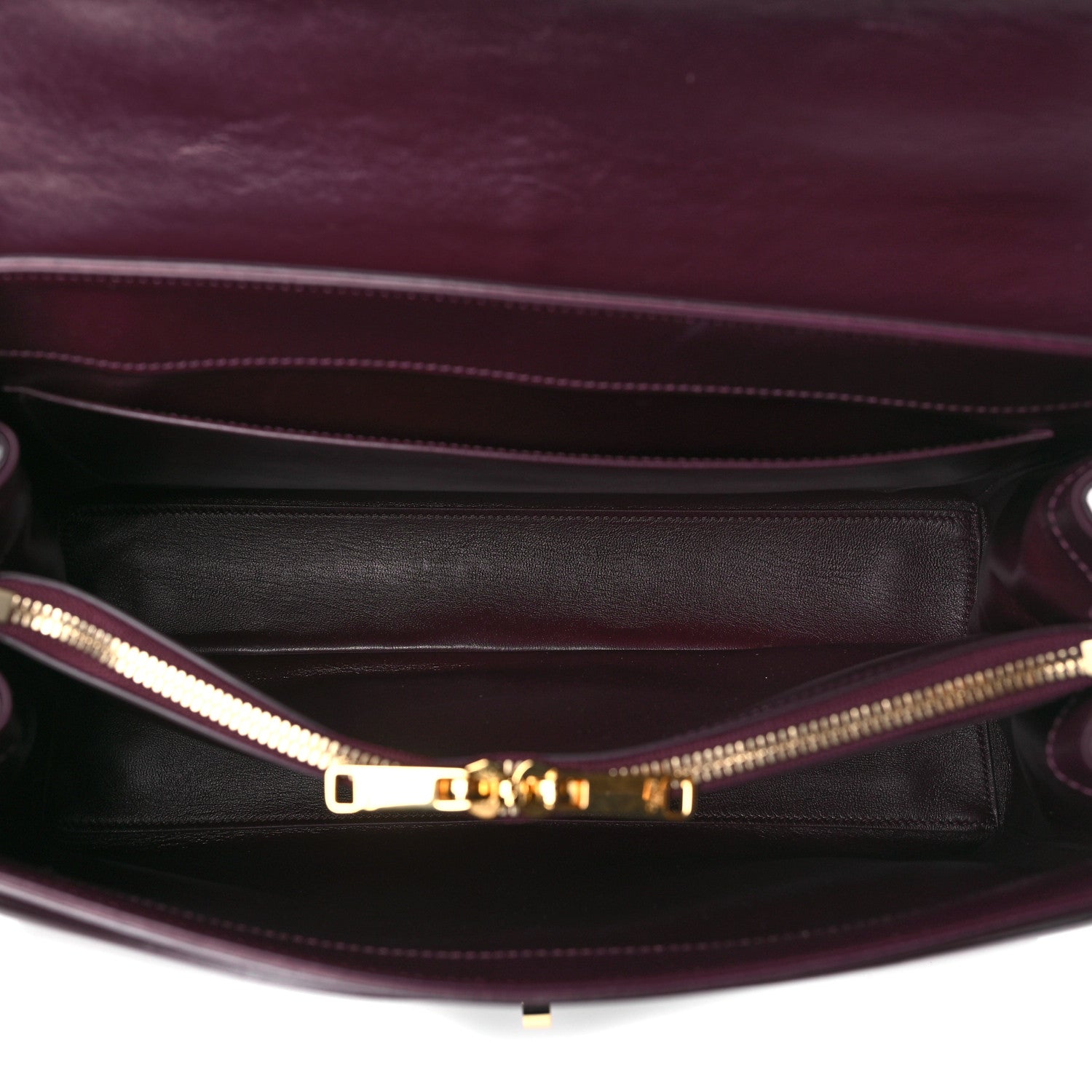Celine Satinated Calfskin Medium 16 Top Handle Bag Light Burgundy 5 of 10