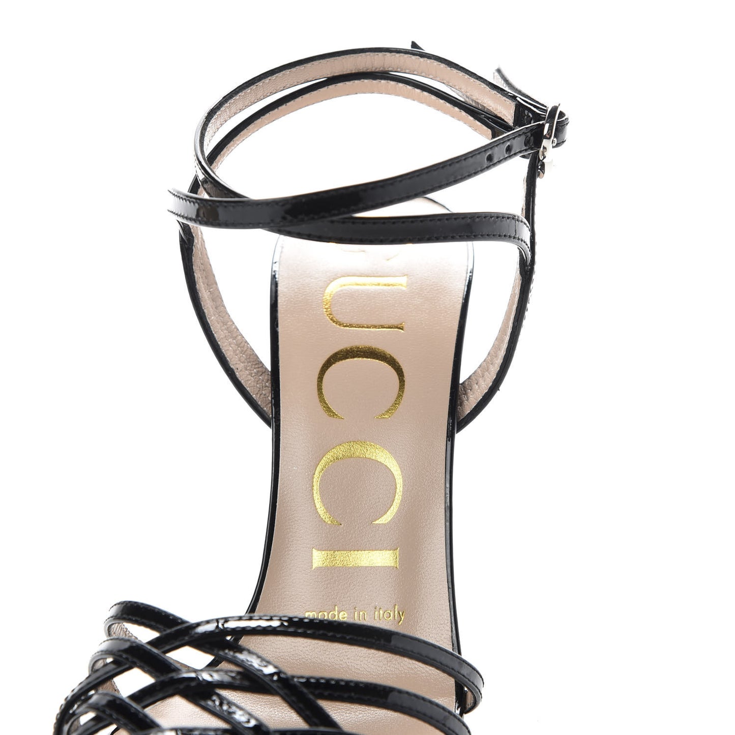 Vernice Crystal Sandals 35.5 Black