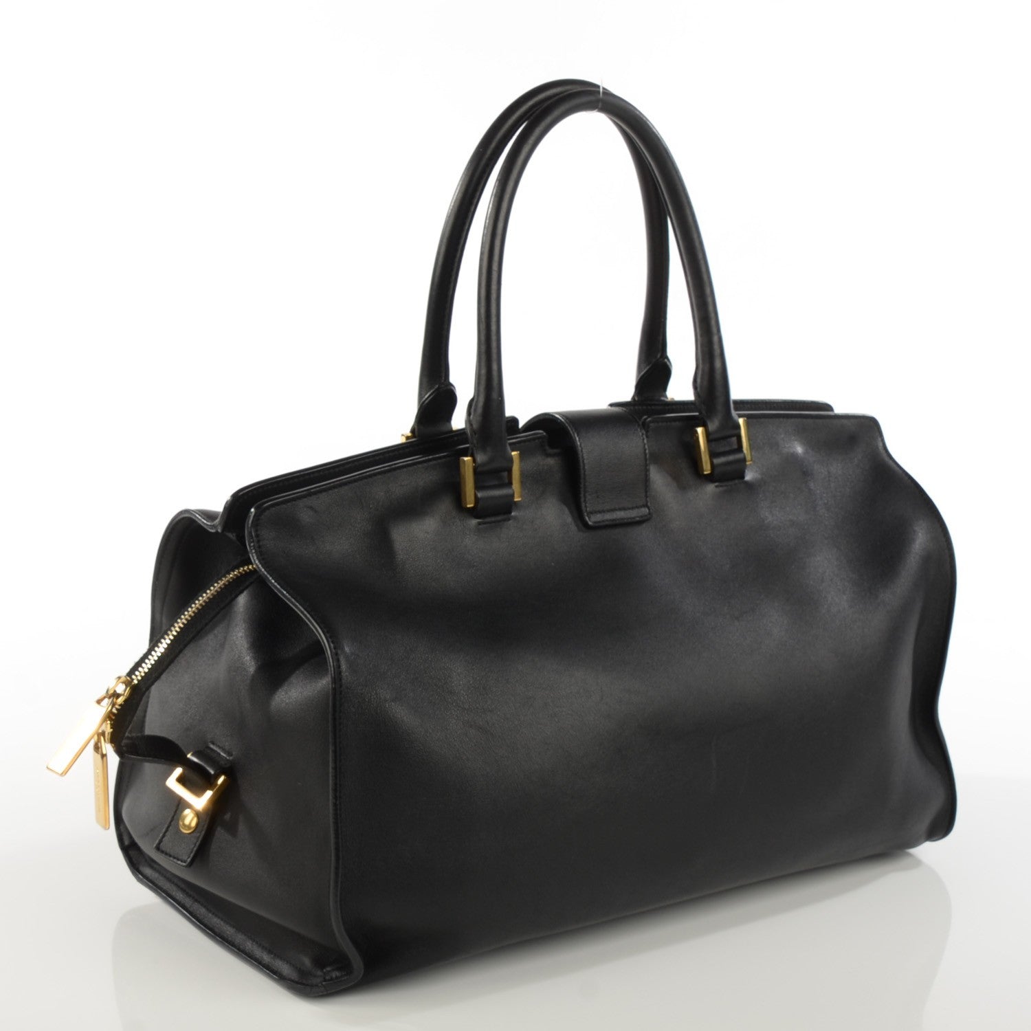 Saint Laurent Calfskin Medium Classic Y Cabas Black 3 of 7