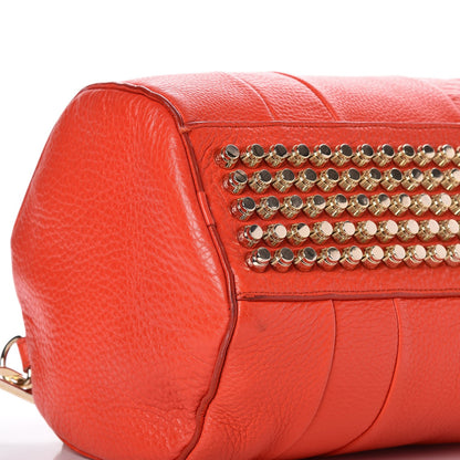 Alexander Wang Pebbled Lambskin Rocco Tangerine Pale Gold Hardware 14 of 15