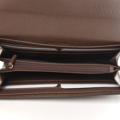 Gucci GG Supreme Monogram Web Ophidia Continental Wallet Brown 5 of 8