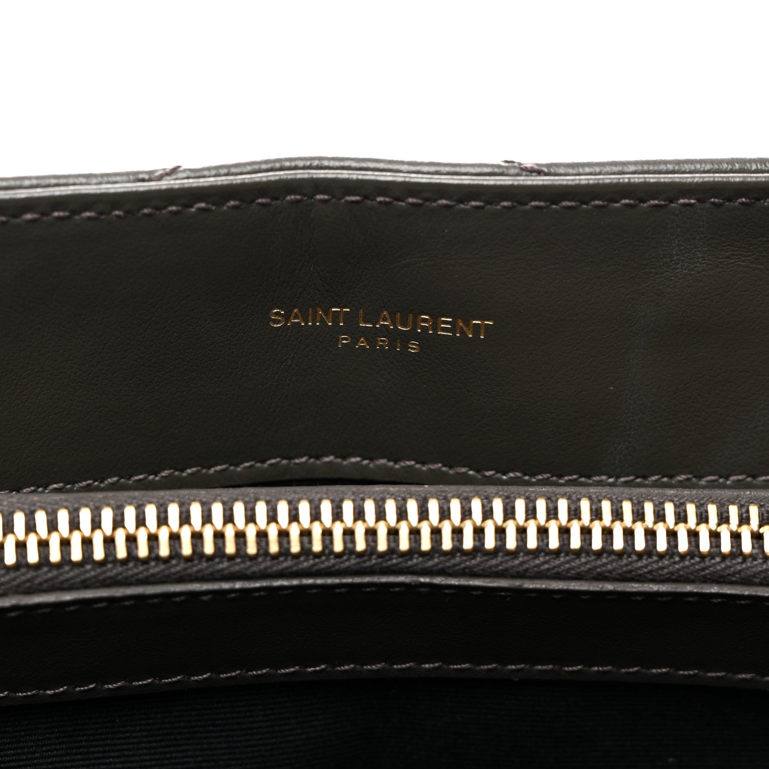 Saint Laurent Calfskin Y Quilted Monogram Medium Loulou Chain Satchel Pebble 6 of 11