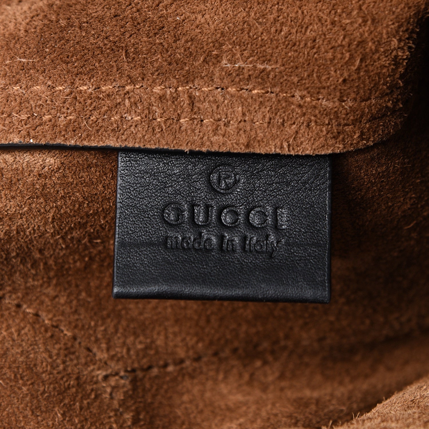 Gucci Suede Patent Web Large Ophidia Vertical Shopping Tote Nocciola Black 6 of 10