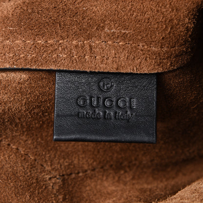 Gucci Suede Patent Web Large Ophidia Vertical Shopping Tote Nocciola Black 6 of 10