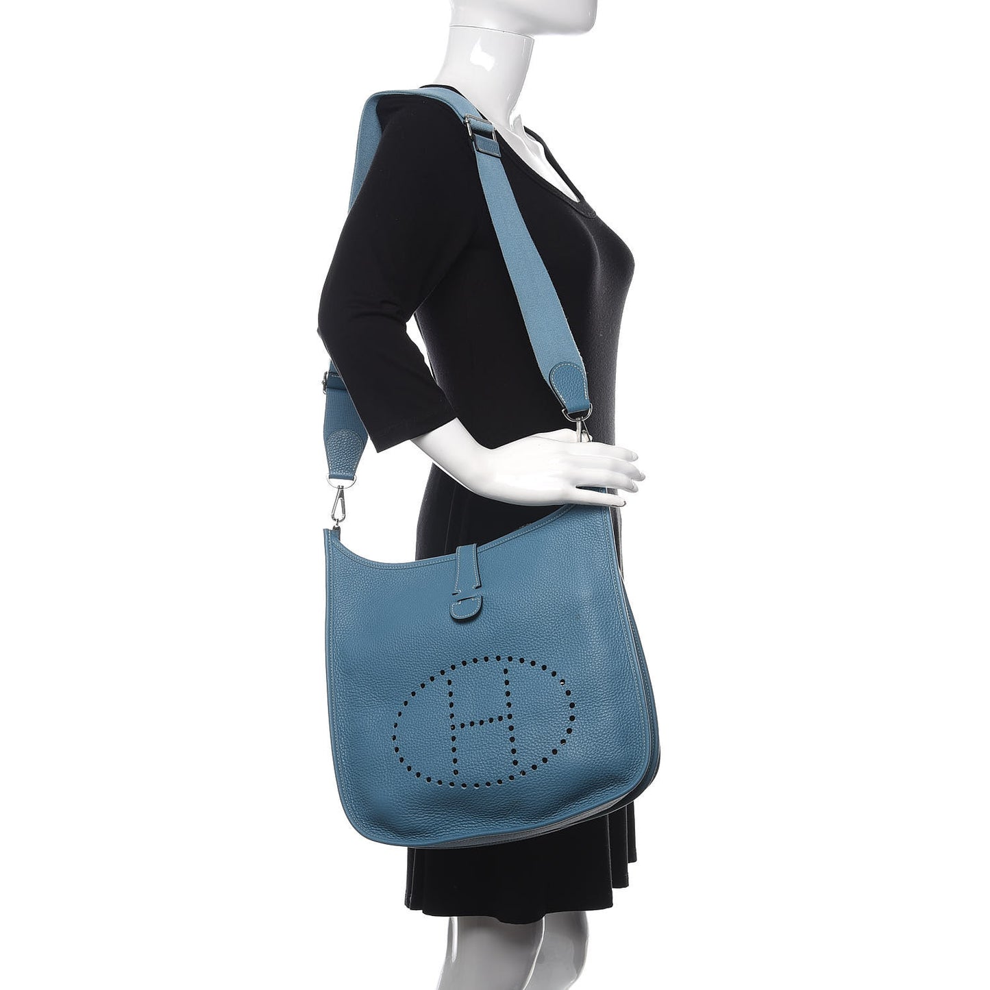 Taurillon Clemence Evelyne III GM Blue Jean