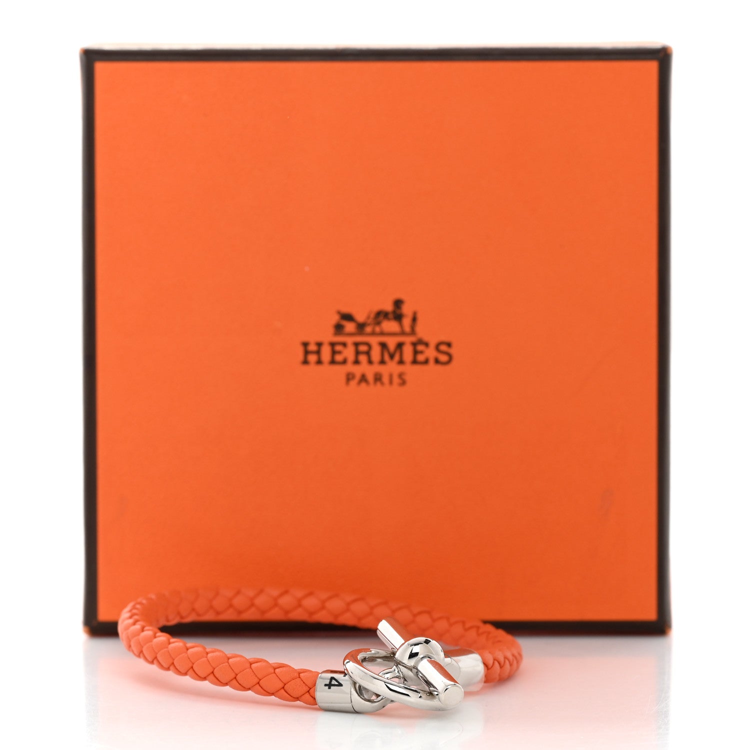 Hermes Swift Glenan Bracelet Orange 6 of 6