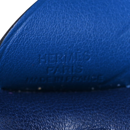 Hermes Milo Lambskin Grigri Rodeo Pegase Horse Bag Charm PM Bleu Saphir Violet Bleu France 4 of 6