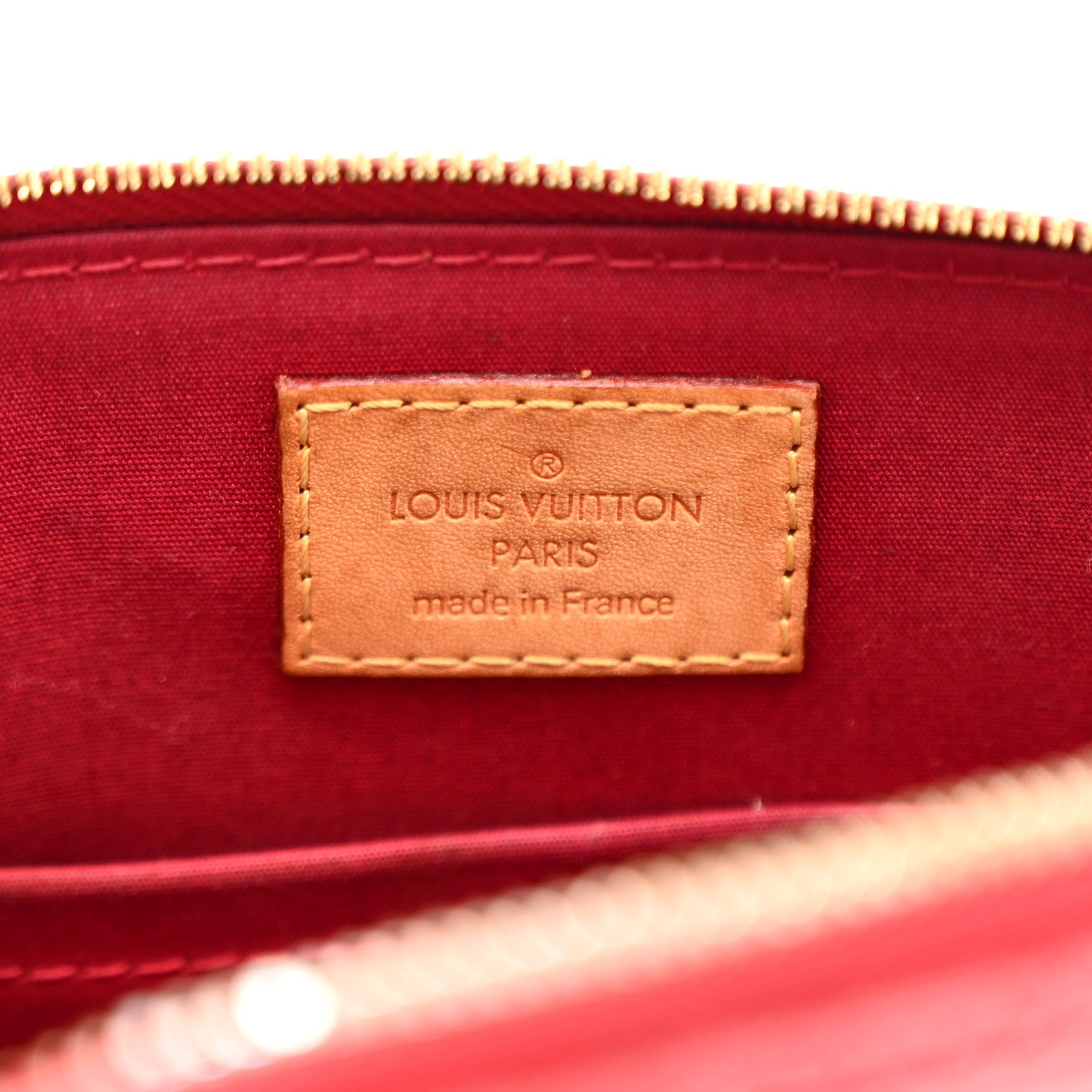 Louis Vuitton Vernis Alma BB Pomme D'Amour 6 of 15