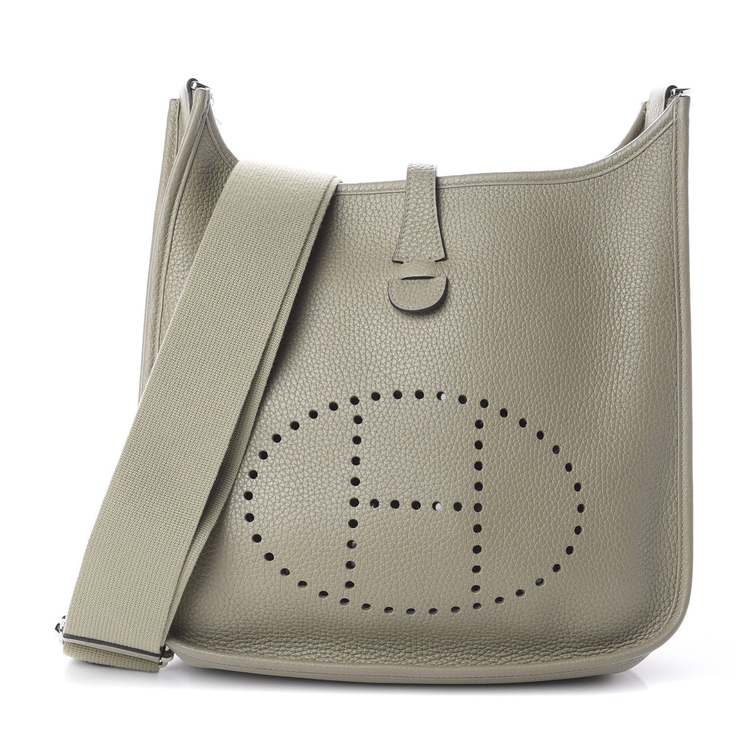 Hermes Taurillon Clemence Evelyne III PM Sauge 1 of 8