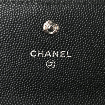 Chanel Caviar Quilted Long Boy Flap Wallet Black 6 of 8