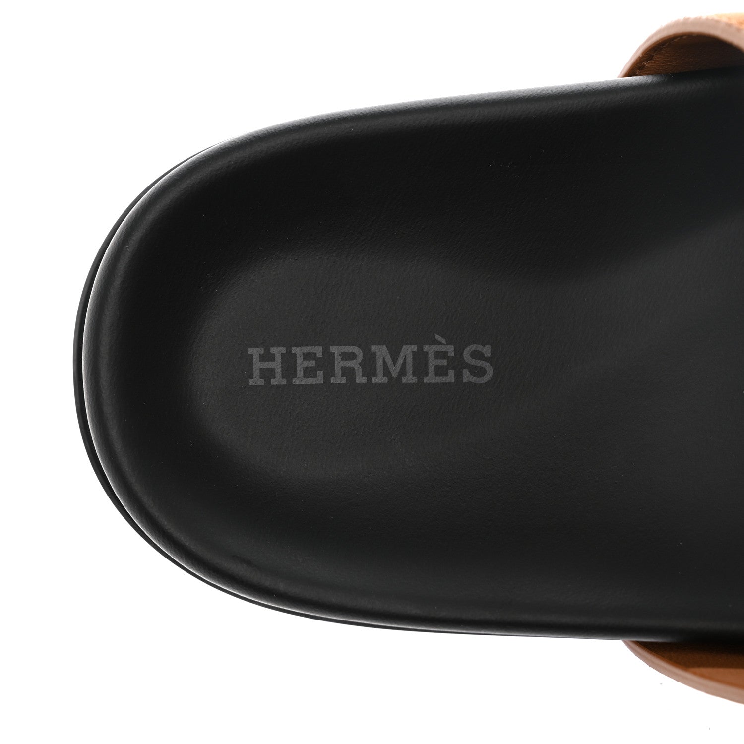 Hermes Suede Goatskin Womens Chypre Sandals 38.5 Naturel 7 of 9