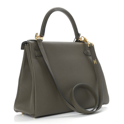 Hermes Togo Kelly Retourne 28 Vert Maquis 3 of 11