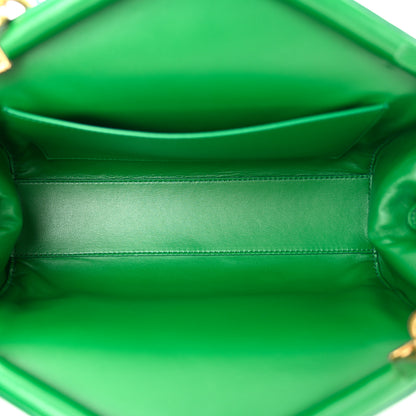 Bottega Veneta Calfskin Tip Clutch Racing Green 5 of 9