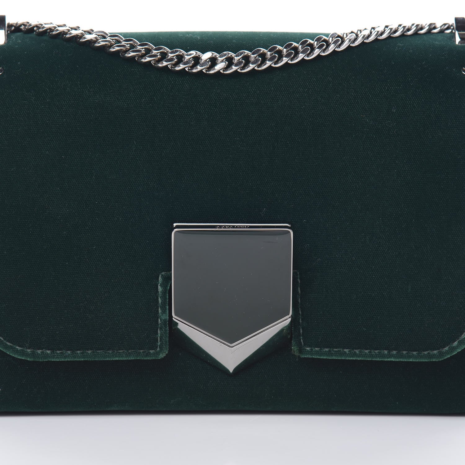 Jimmy Choo Velvet Lockett Petite Shoulder Bag Bottle 7 of 13