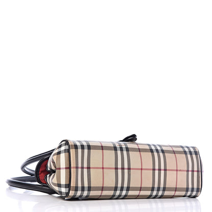 Burberry House Check Satchel Black 4 of 17