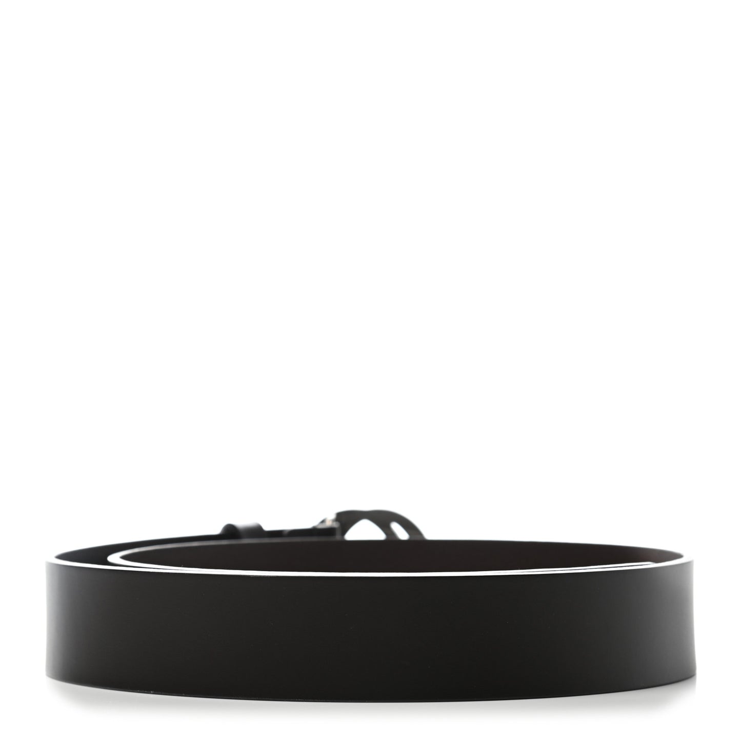 Selleria Calfskin Nickel Interlocking G 37mm Belt 90 36 Cocoa