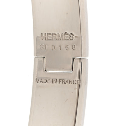 Hermes Enamel Narrow Clic Clac H Bracelet White 4 of 5