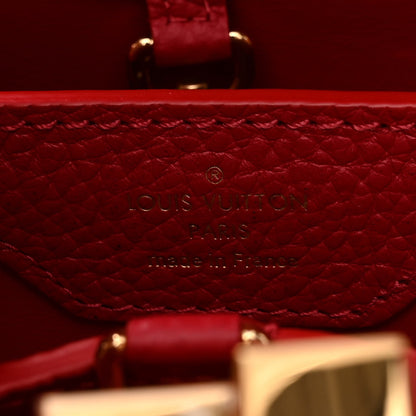 Louis Vuitton Taurillon Capucines BB Scarlet Red 6 of 11