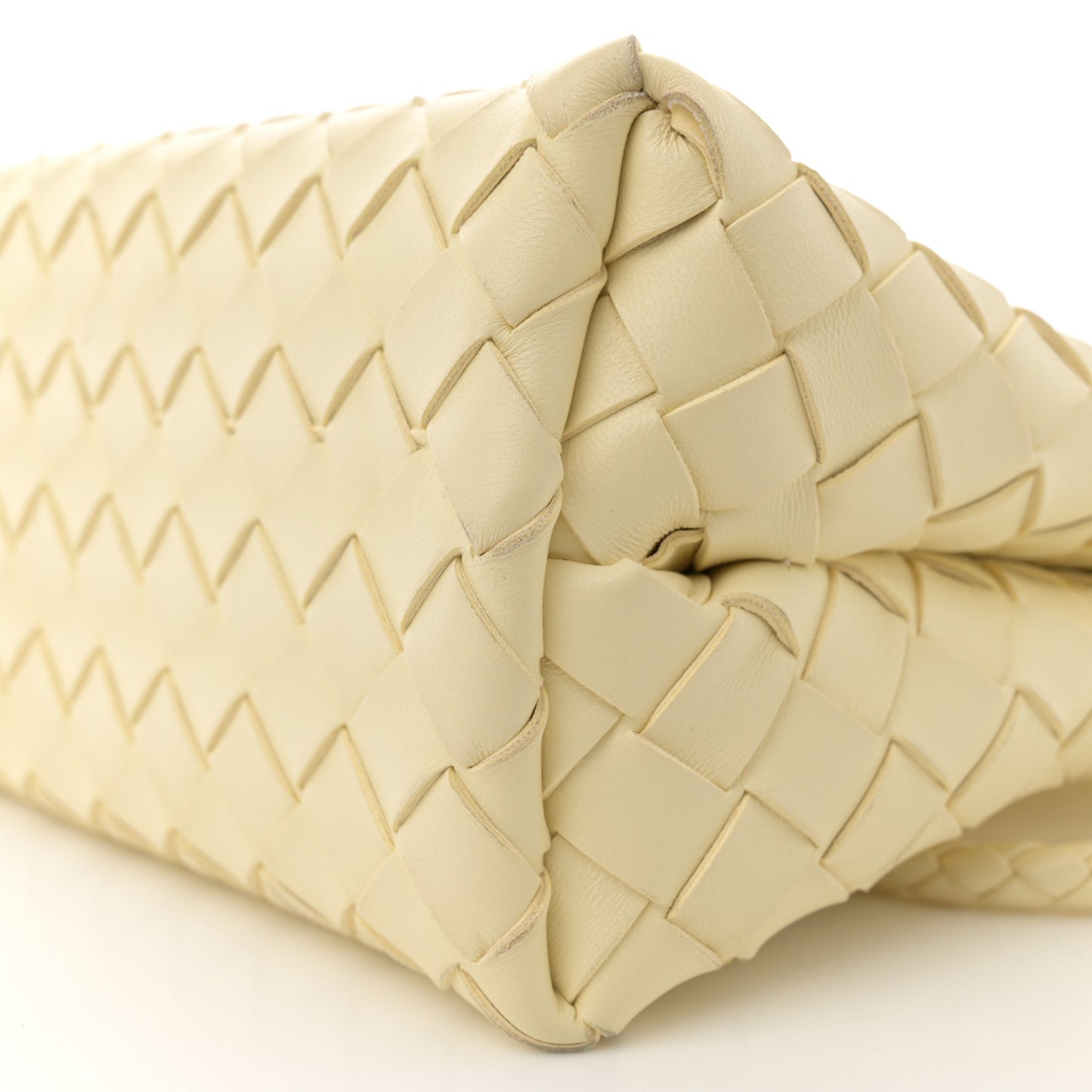 Nappa Intrecciato Small Andiamo Shoulder Bag Chamomile