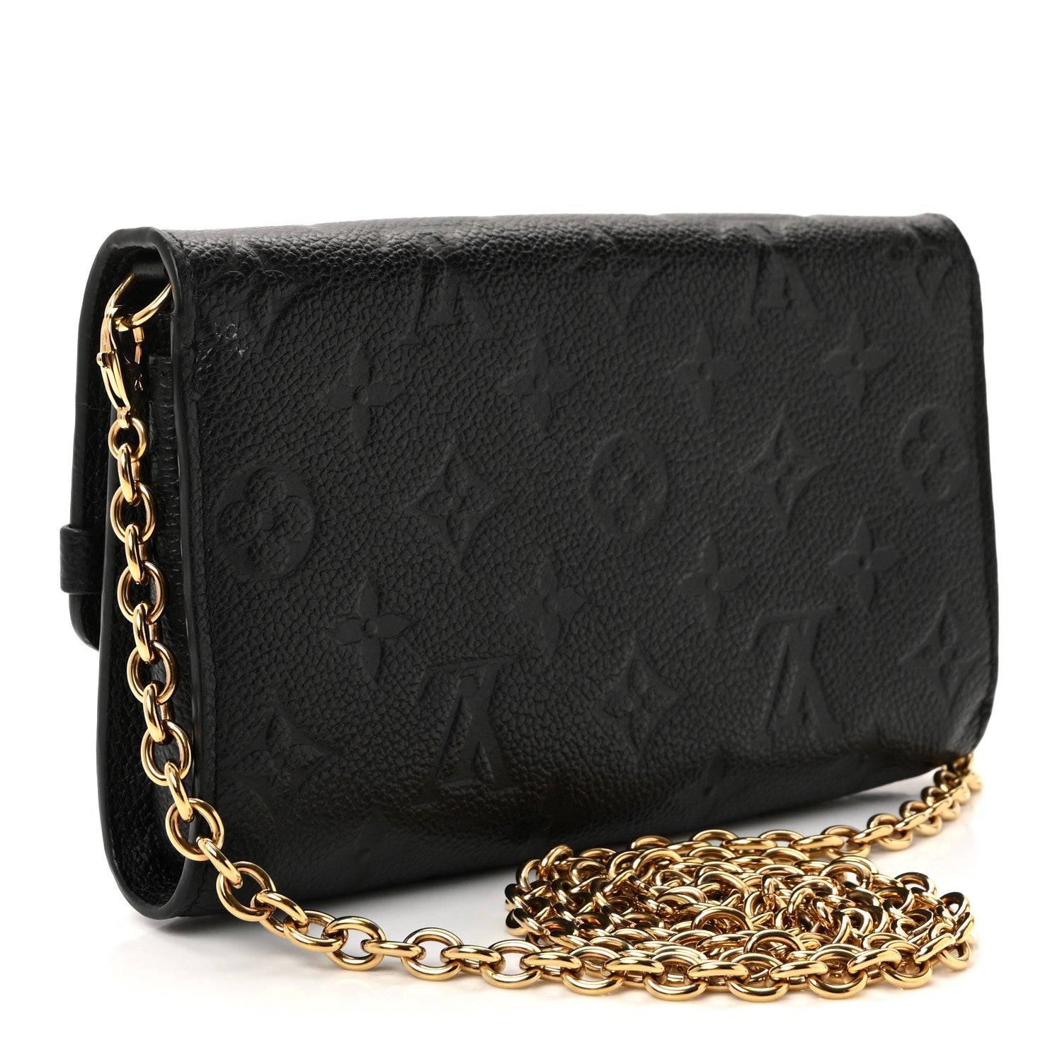 Louis Vuitton Empreinte Vavin Chain Wallet Black 3 of 10
