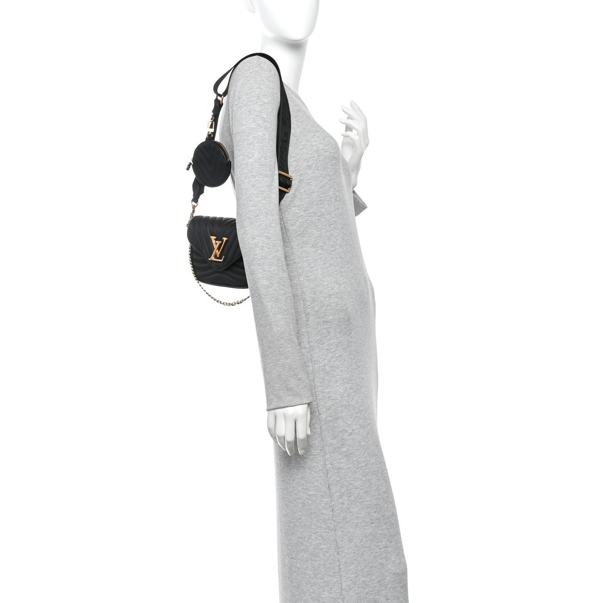 Calfskin New Wave Multi Pochette Black