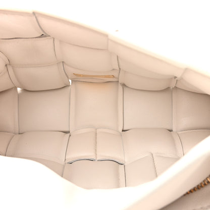 Bottega Veneta Nappa Maxi Intrecciato Small Padded Cassette Crossbody Bag Chalk Chalk 5 of 10