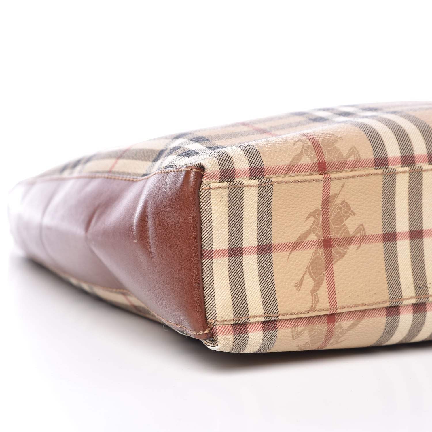 Burberry Haymarket Check Tote Chocolate 5 of 10