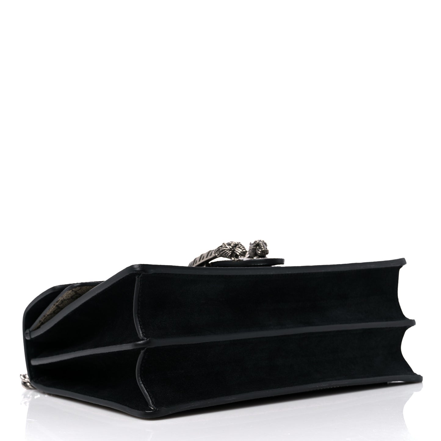 GG Supreme Monogram Medium Dionysus Shoulder Bag Black