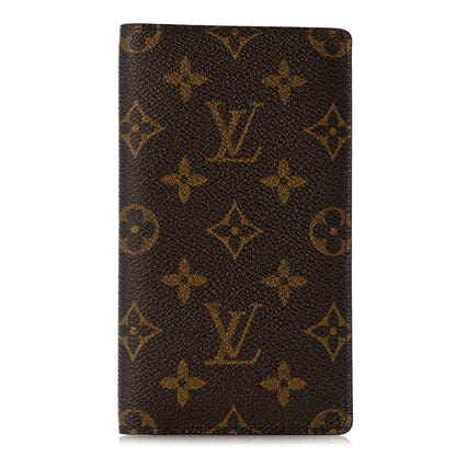 Louis Vuitton Monogram Checkbook Holder Case Wallet 1 of 10