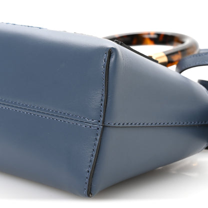 Fendi Vitello King Plexiglass Elaphe Python Print Logo Mini By The Way Mirto 10 of 10