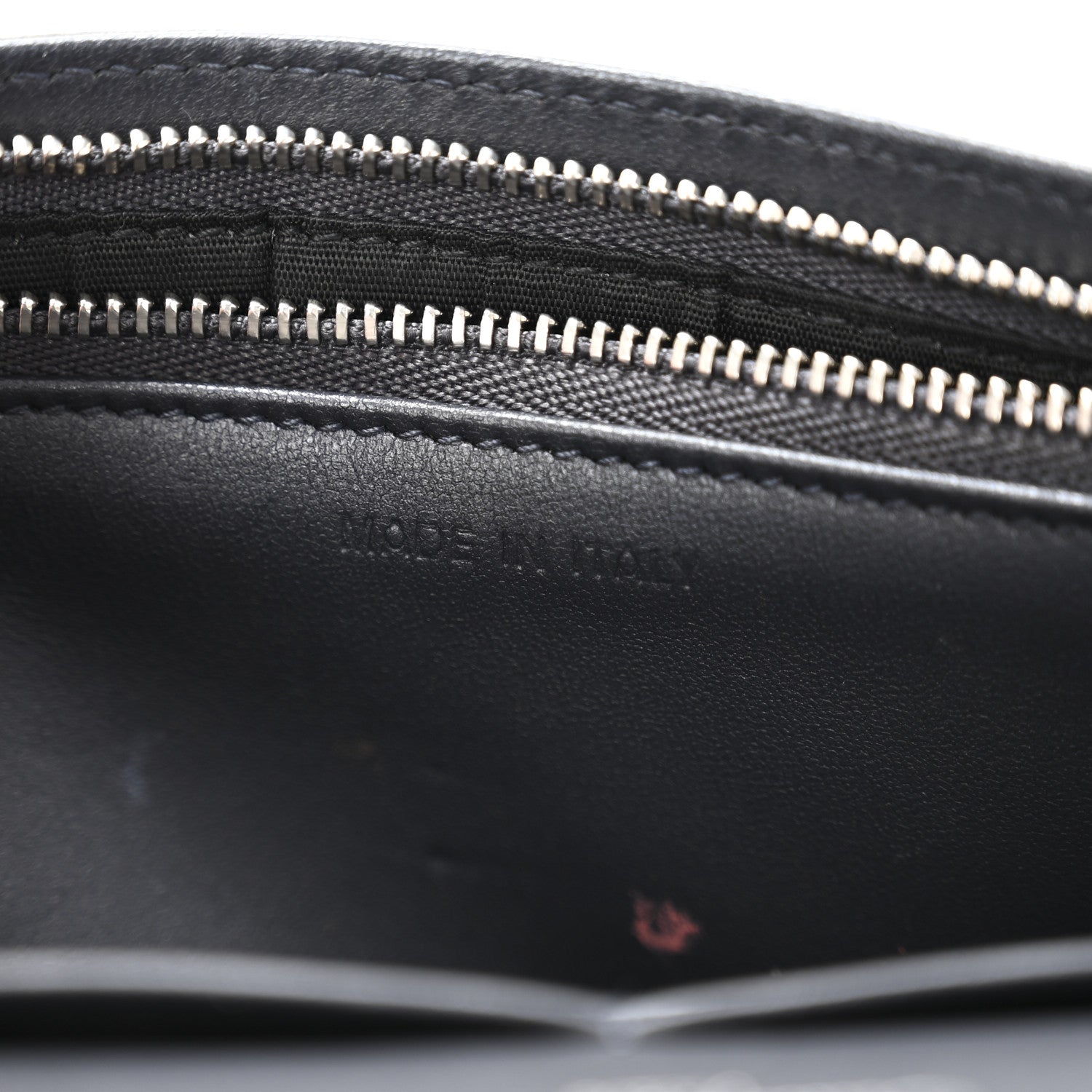 Christian Dior Metallic Patent Micro-Cannage Diorama Wallet on Chain Pouch Silver 7 of 15