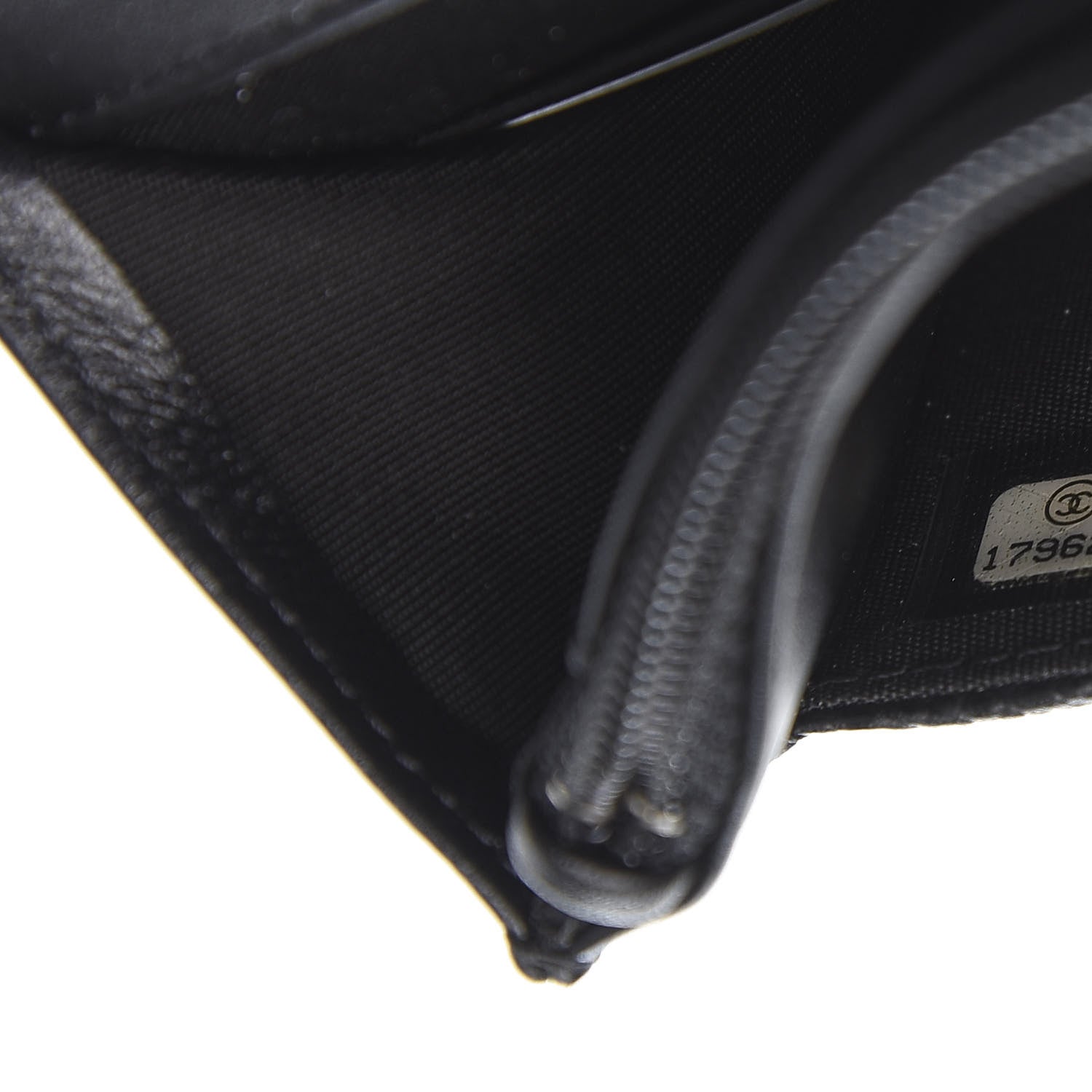 Chanel Caviar Timeless CC Wallet On Chain WOC Black 8 of 11
