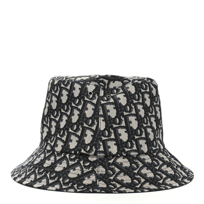 Christian Dior Oblique Reversible Teddy-D Brim Bucket Hat 58 Blue 10 of 15