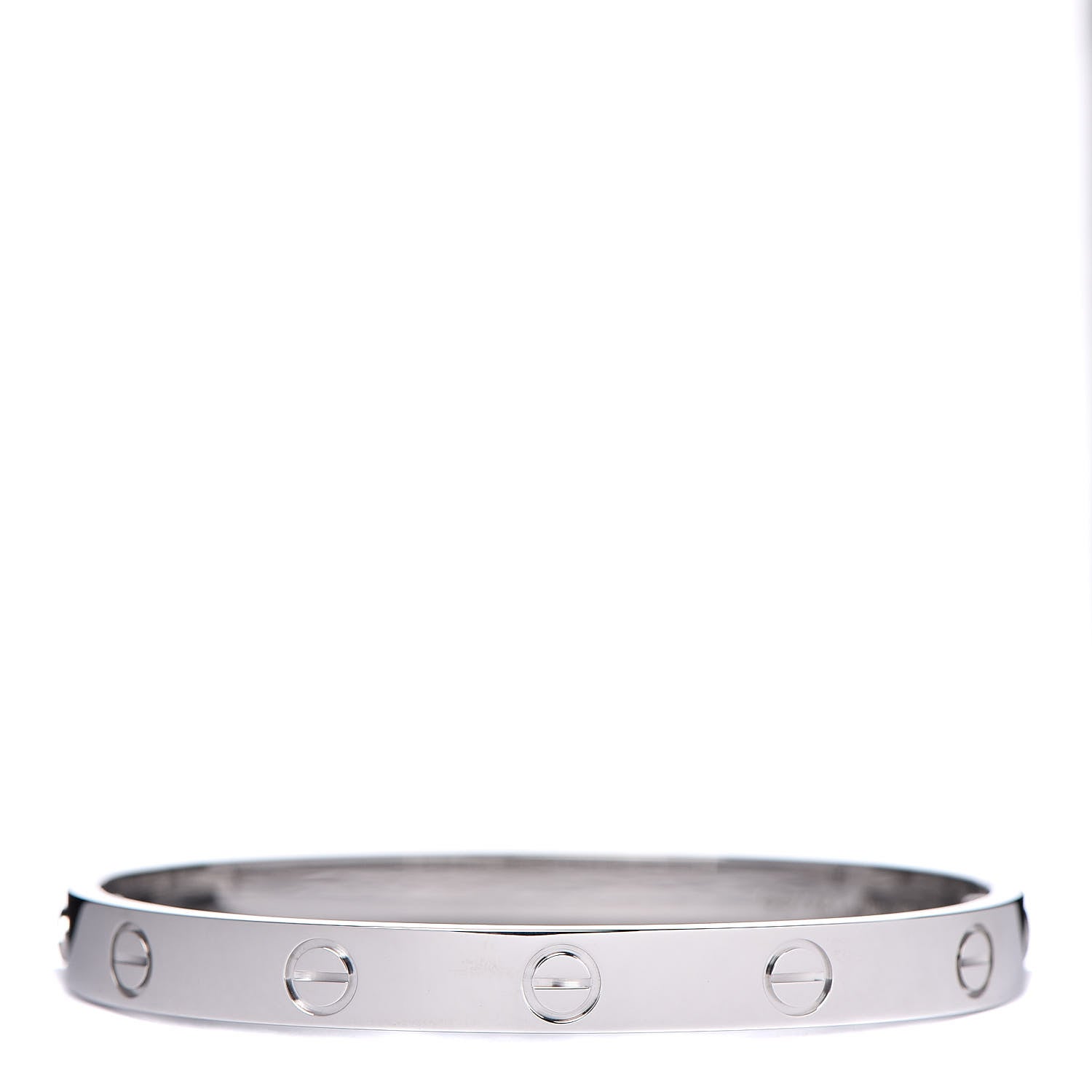 Cartier 18K White Gold LOVE Bracelet 16 3 of 7