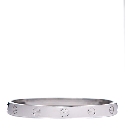 Cartier 18K White Gold LOVE Bracelet 16 3 of 7