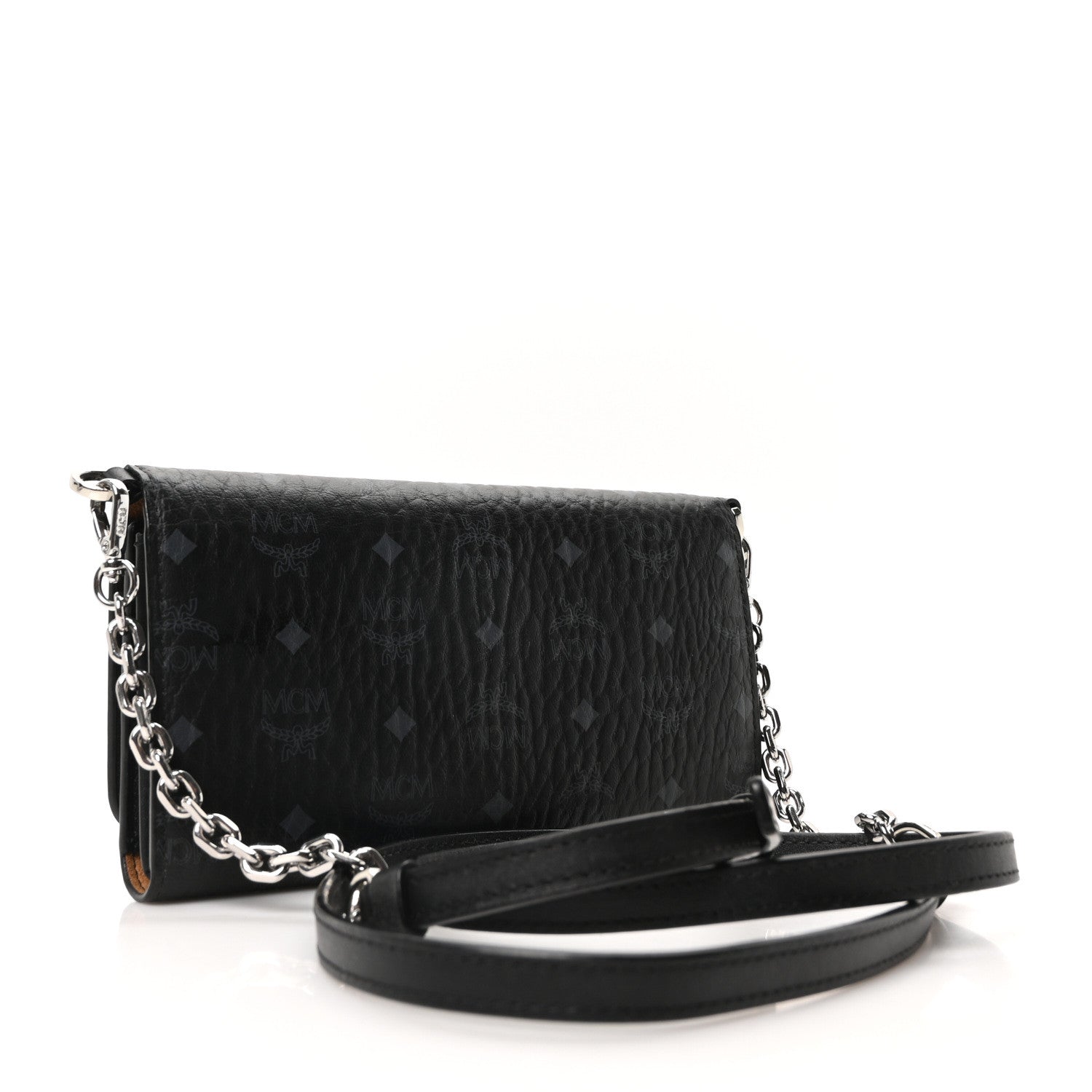 MCM Visetos Wallet On Chain Black 3 of 10