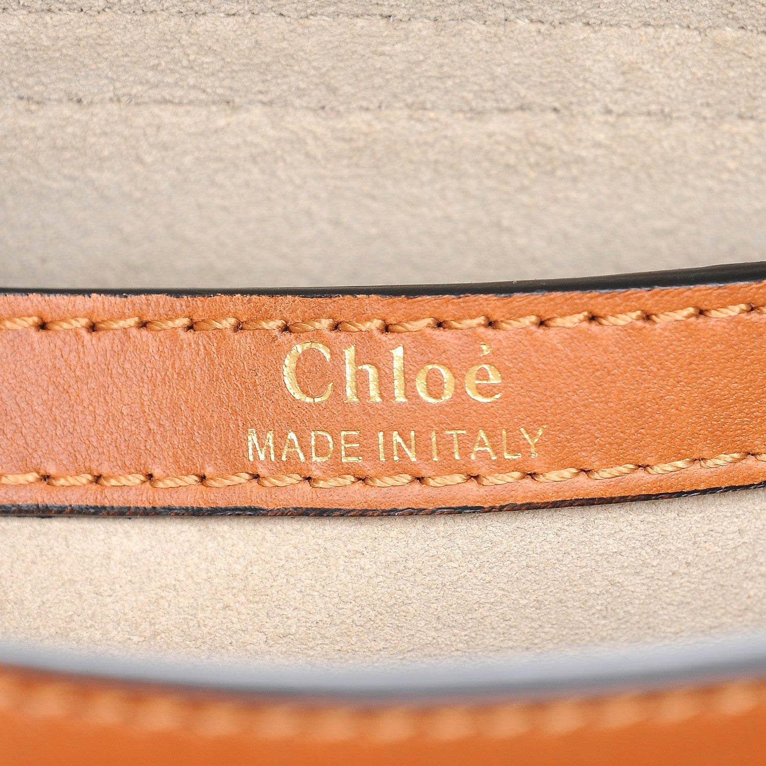 Chloe Calfskin Braided Small Hudson Shoulder Bag Caramel 6 of 7
