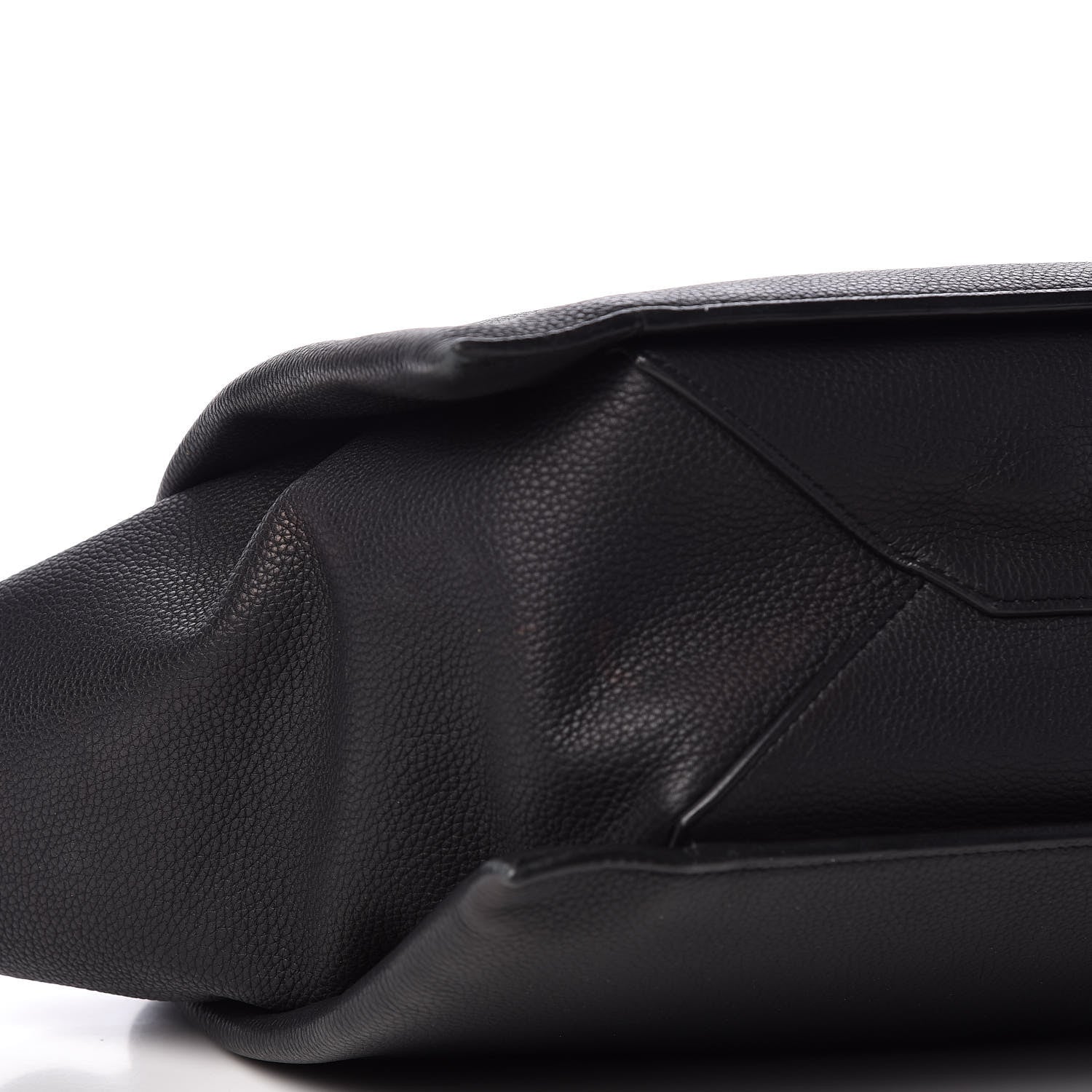 Celine Baby Grained Calfskin Medium Tri-Fold Bag Black 10 of 11