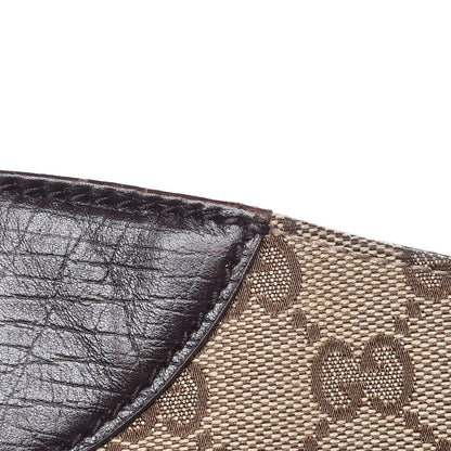 Gucci Monogram Hasler Hobo Dark Brown 11 of 14